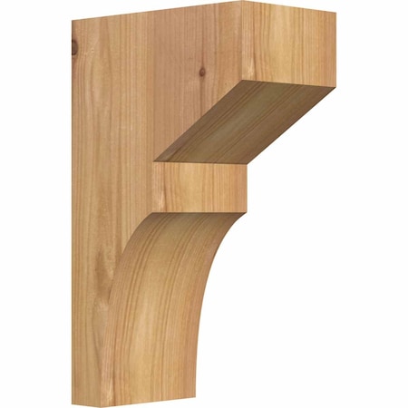 Ekena Millwork Monterey Smooth Corbel, Western Red Cedar, 3 1/2"W x 6"D x 10"H COR04X06X10MON00SWR